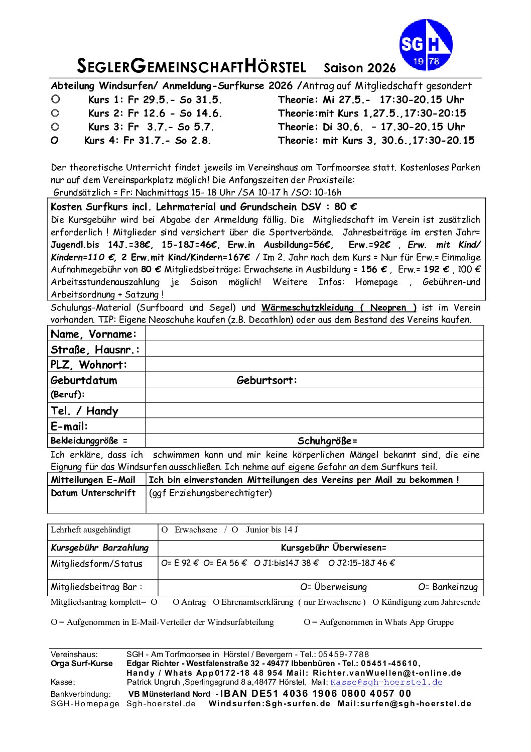 Seglergemeinschaft Hörstel